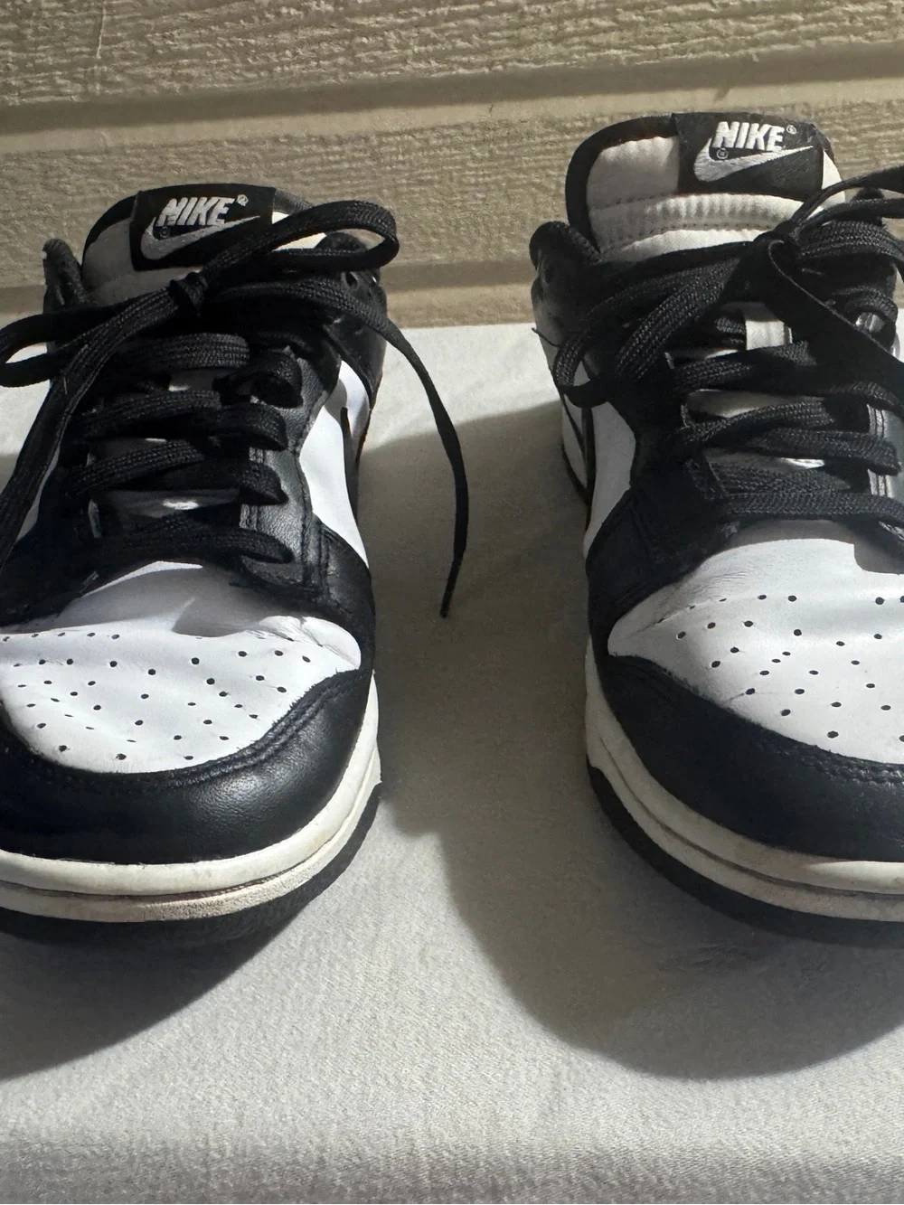 Nike Dunk low Black /White 7.5